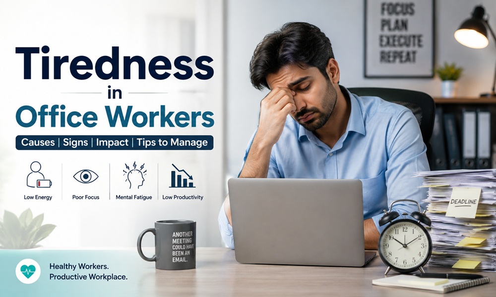 tiredness in office workers